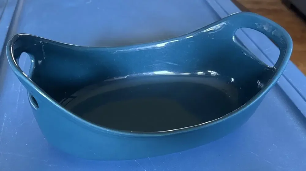 Vintage Rachael Ray 1.25 Quart Stoneware Ovenware Baking Dish ~ 11 3/4